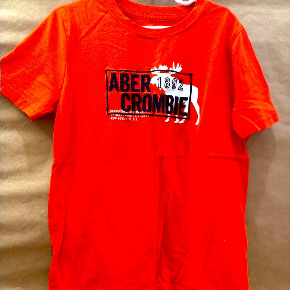 Abercrombie Kids Vibrant Red Graphic Tee
